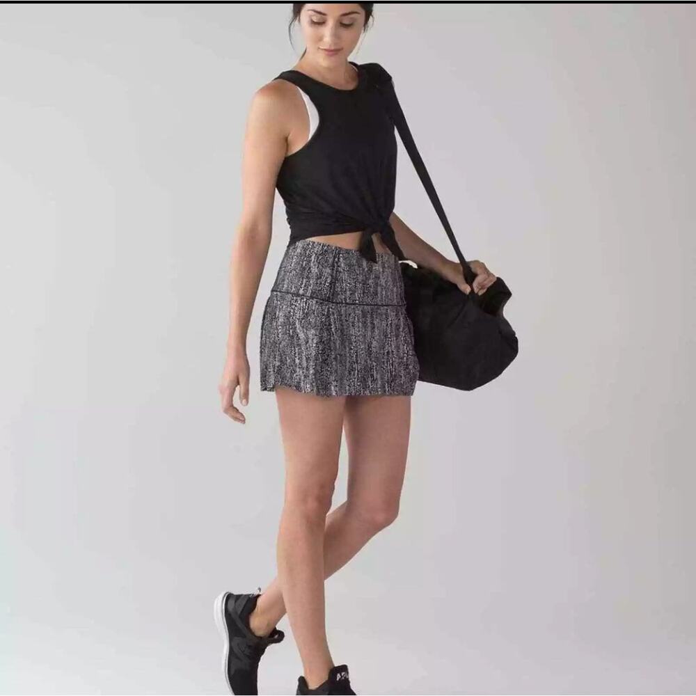 Lululemon Lost in Pace Skirt, Gray, size 10